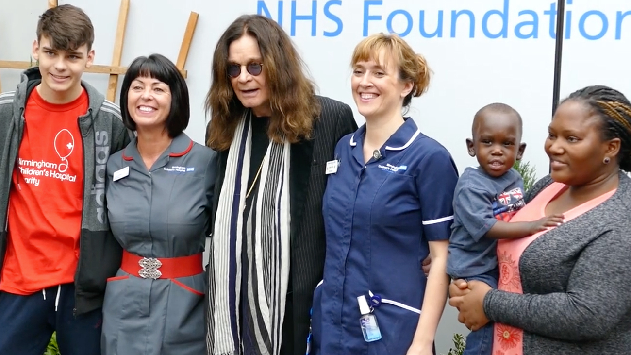 Ozzy at Birmingham Children&#039;s Hospital