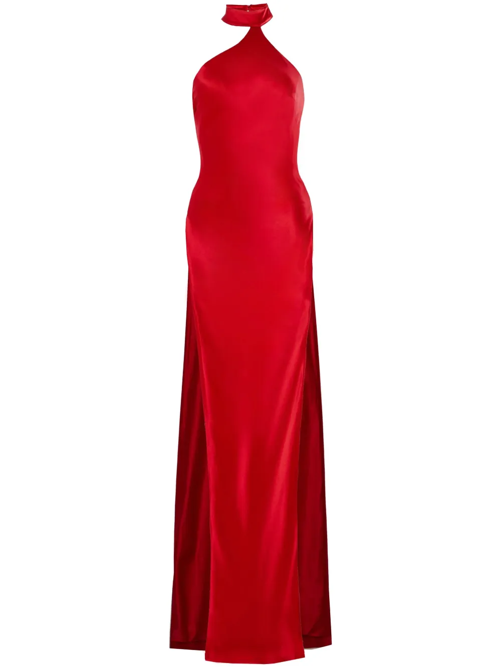 Retrofete Jagger Satin-Finish Maxi Dress | S