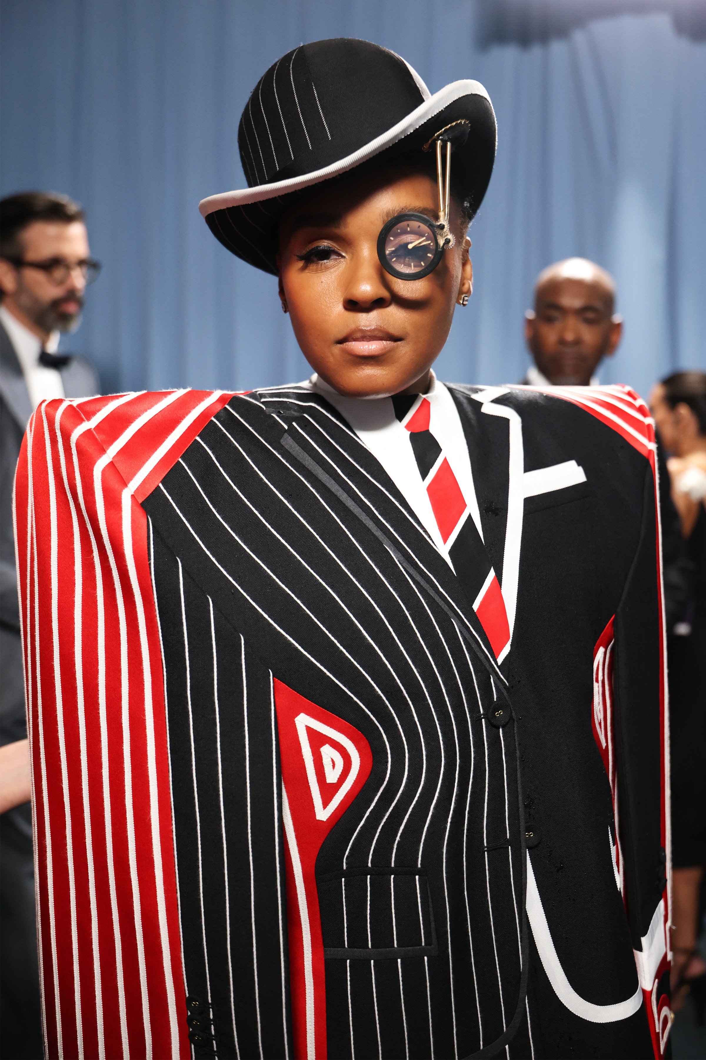 Janelle Monáe attends the 2025 Met Gala Celebrating "Superfine: Tailoring Black Style" at Metropolitan Museum of Art on May 05, 2025 in New York City.