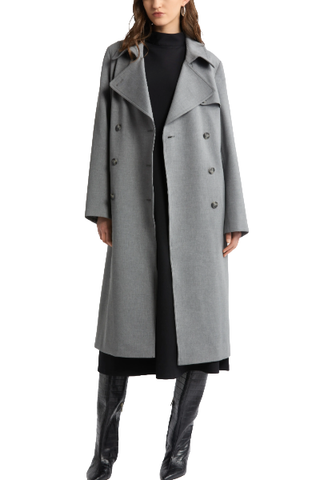 Nordstrom Oversize Double Breasted Trench Coat (Was $249) 