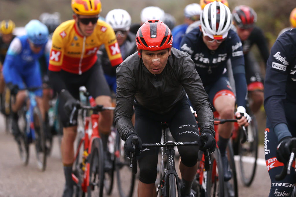 CAMBRILS SPAIN MARCH 26 Nairo Alexander Quintana Rojas of Colombia and Team Arka Samsic competes during the 101st Volta Ciclista a Catalunya 2022 Stage 6 a 1685km stage from Costa Daurada SalouCambrils to Costa Daurada SalouCambrils VoltaCatalunya101 WorldTour on March 26 2022 in Cambrils Spain Photo by Gonzalo Arroyo MorenoGetty Images