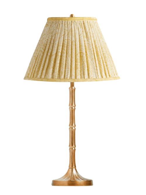 Smaller Bamboozle Table Lamp
With Cowslip Marigold Linen Shade by Morris & Co.