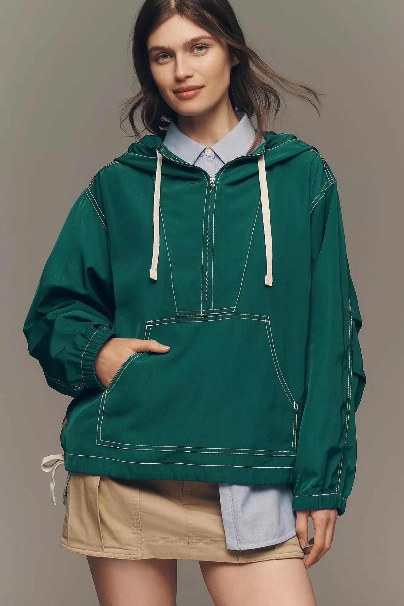 Maeve Packable Anorak Jacket