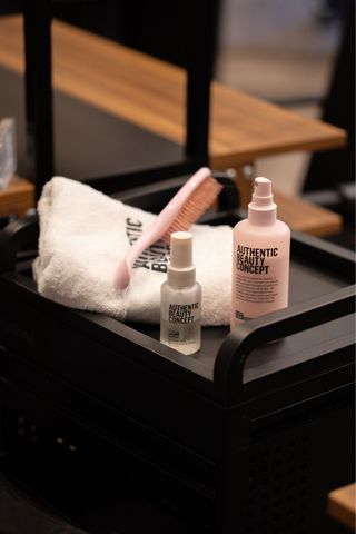 Authentic beauty concept glow spray serum and beauty potion in STA salon