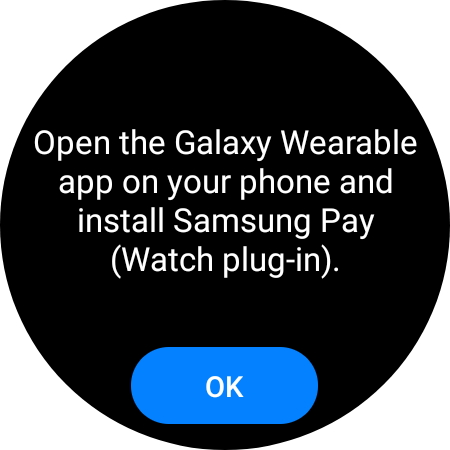 Install Watch plug-in prompt on Galaxy Watch 5
