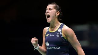 Carolina Marin of Spain during the European Badminton Championships Final 2022 ahead of the 2024 edition of the event. 