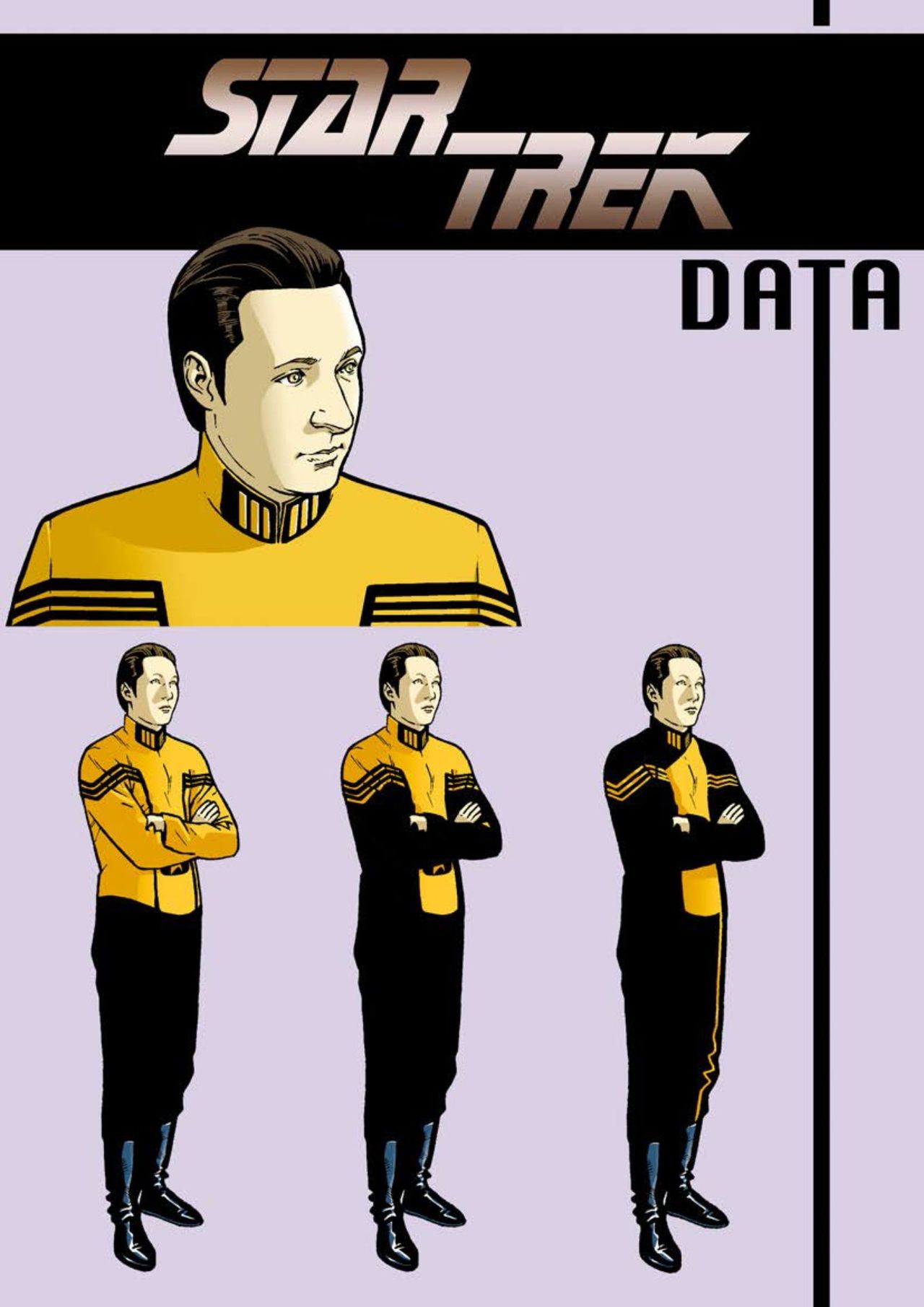 Star Trek #1 - Data character design