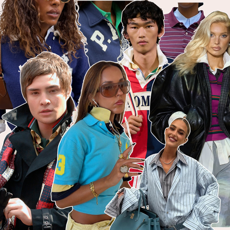 layered polo shirt trend 2026: Who What Wear listing