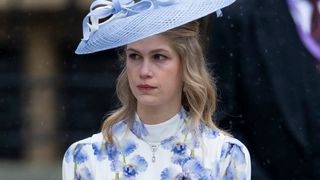Lady Louise Windsor at Westminster Abbey during the Coronation of King Charles III and Queen Camilla on May 6, 2023