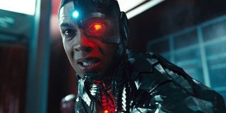 Cyborg crying in Justice League