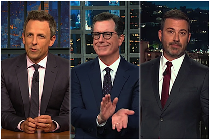 Late night hosts have 1 last question about Bolton's ouster