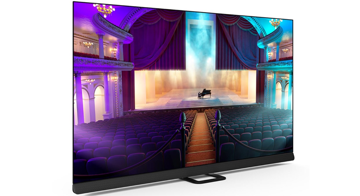En Philips OLED908 i perspektiv mot en hvit bakgrunn