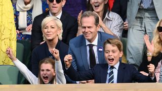 Princess Charlotte and Prince George at Wimbledon