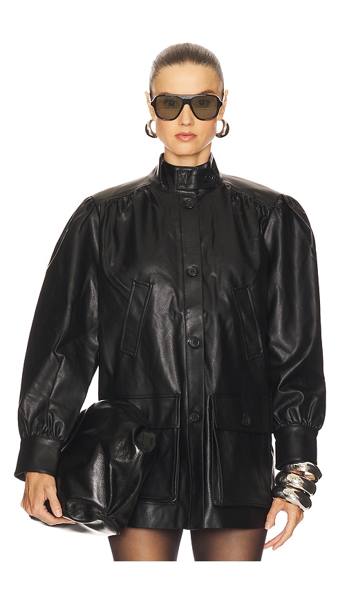 Clements Faux Leather Jacket