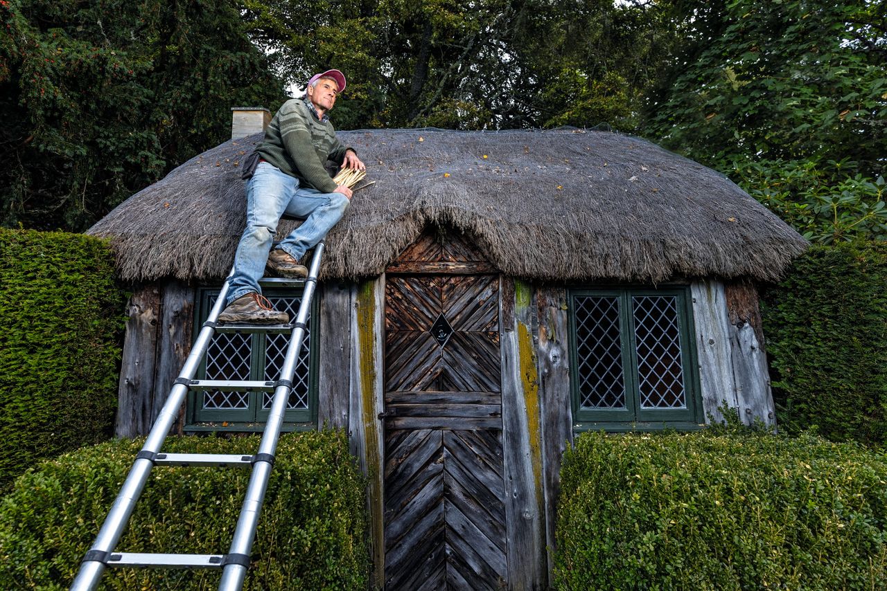 On top at Birkhall: Brian Wilson shares The King&#039;s passion for traditional techniques.