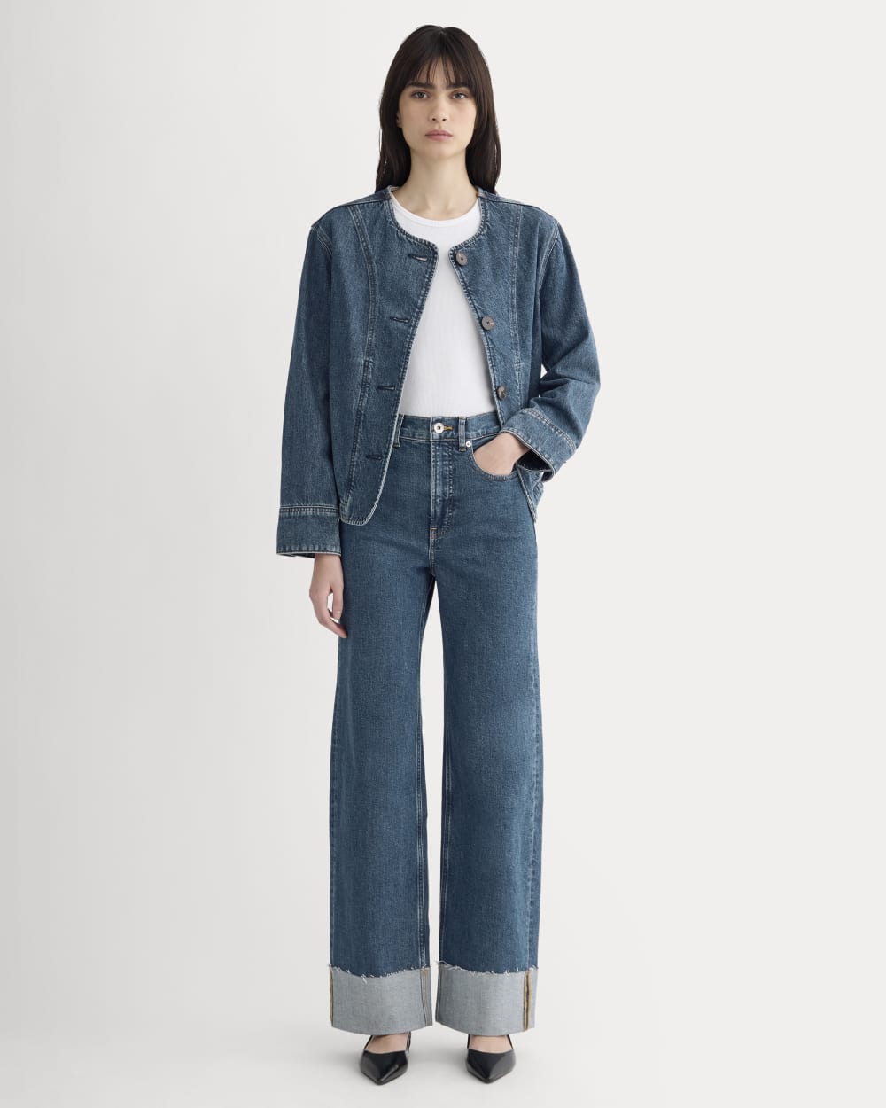 The Way-High&reg; Sailor Jean 2.0 | Mid Indigo | 31.5" Inseam - 23