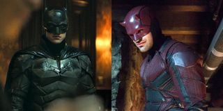 Robert Pattinson as Batman and Charlie Cox as Daredevil in Netflix series
