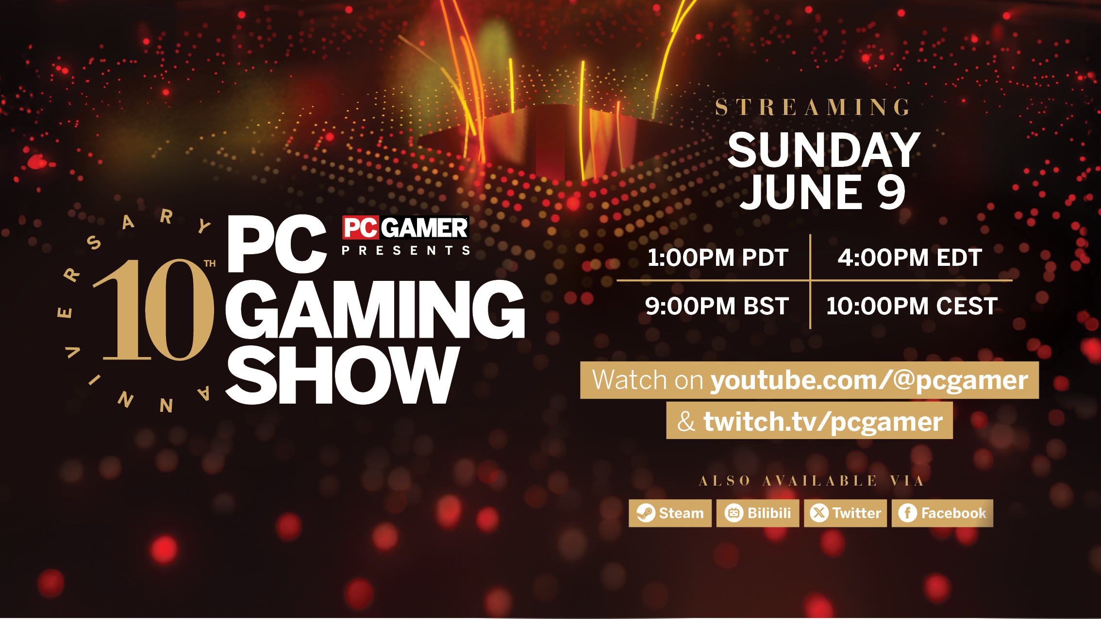 PC Gaming Show возвращается в июне, представив «более 50 игр» и анонсы мировых премьер.