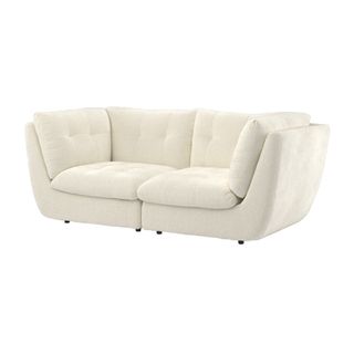 Sofology The cocoon 3 seater in textured chenille oyster