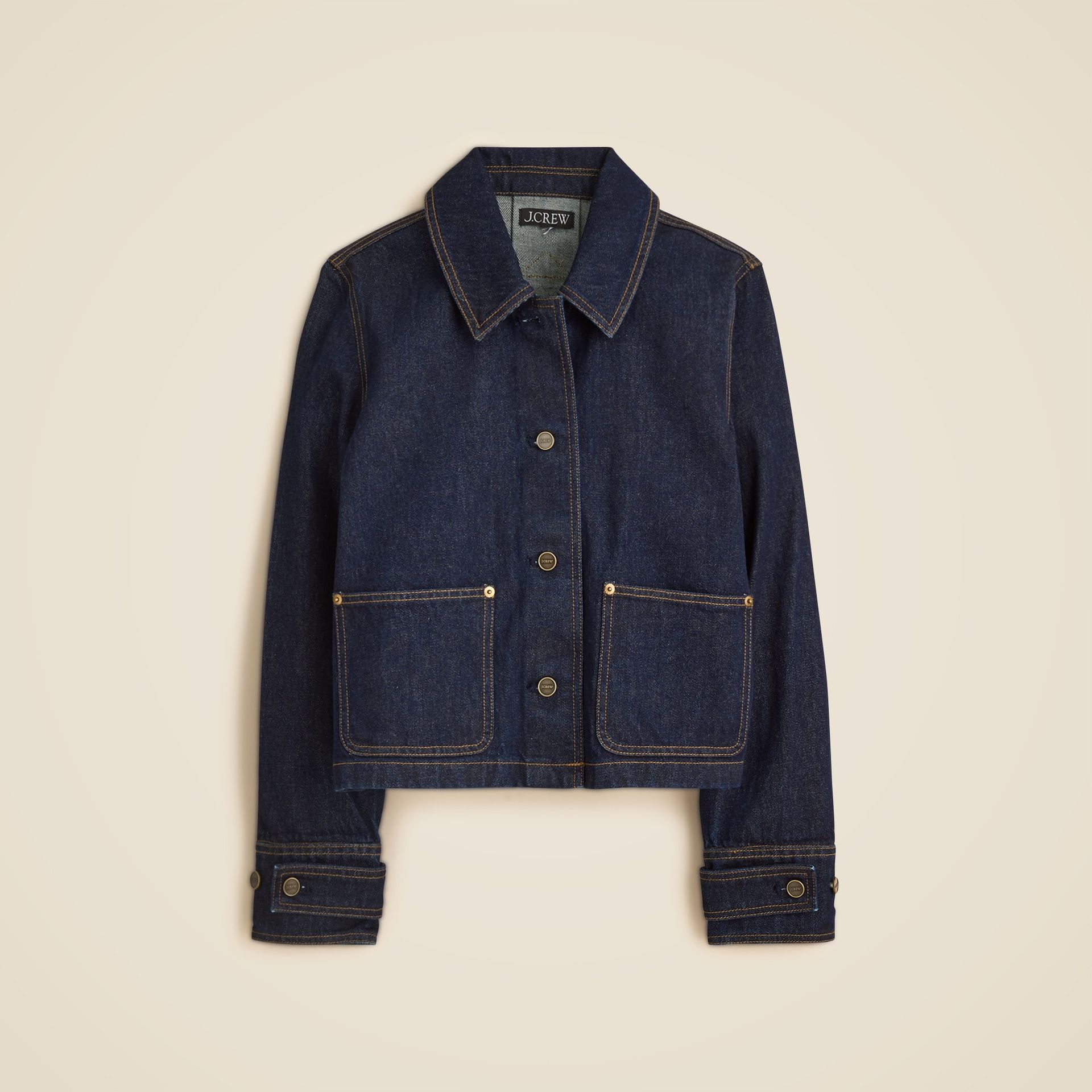 Cropped Barn Jacket™ in Denim