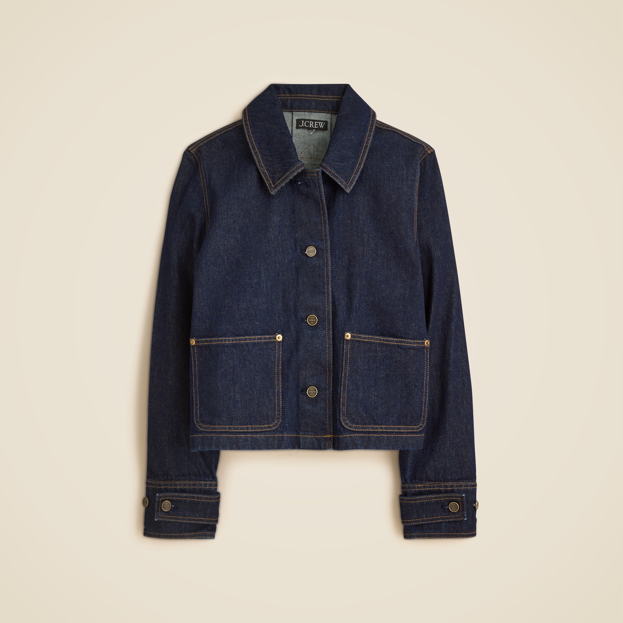 Cropped Barn Jacket™ in Denim