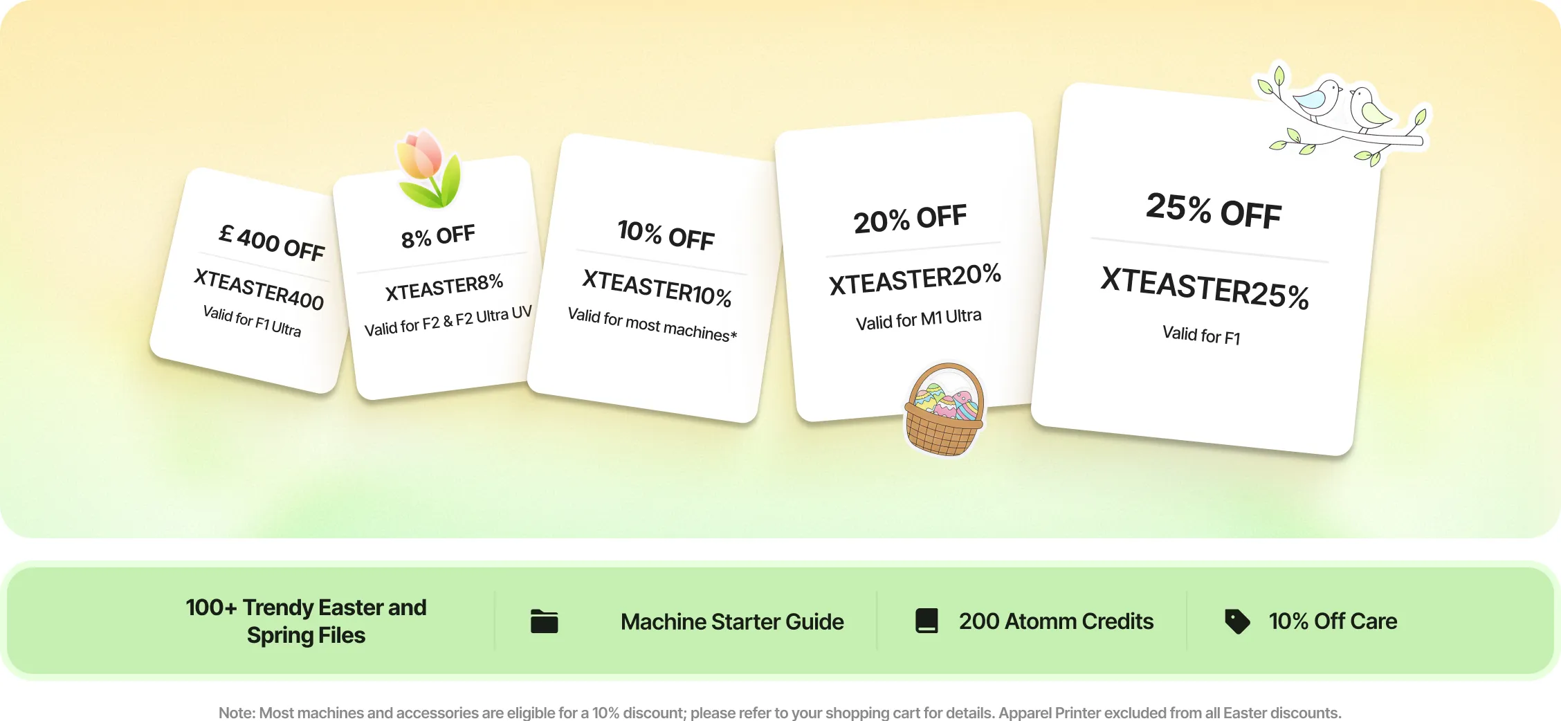 xTool Easter sale
