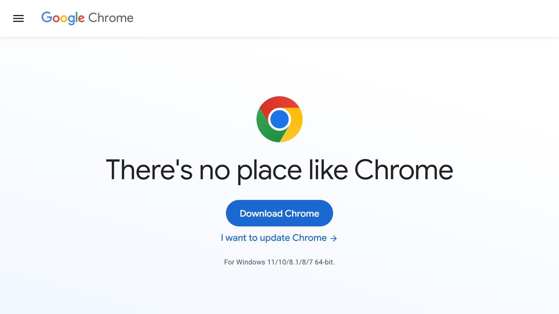 Skjermbilde fra nettleseren Google Chrome.