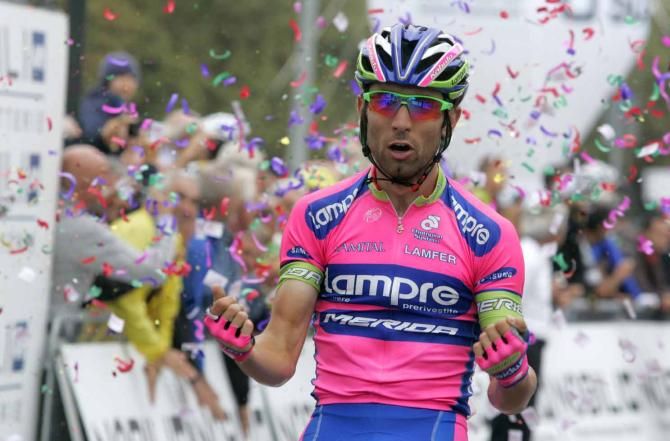 Diego Ulissi (Lampre-Merida) delivered an explosive finish to Milano-Torino.