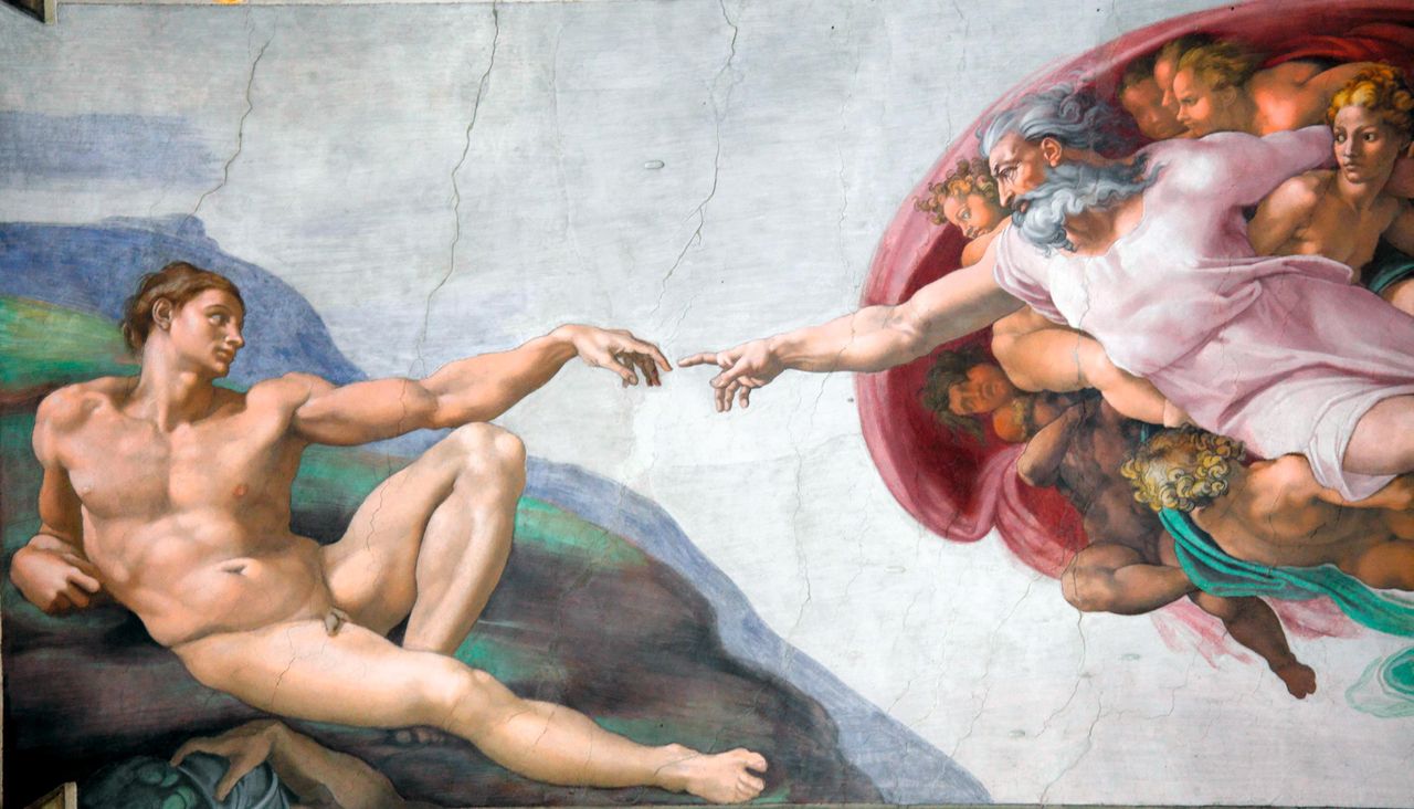 Michaelangelo painting