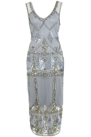 Miss Selfridge Aztec Beaded Midi Dress, £89