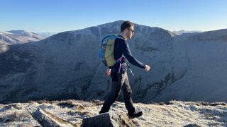 Hiking in the Lake District wearing the Salomon X Ultra Alpine shoes