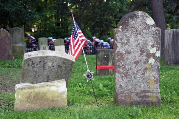 The town had their flags ready: honoring fallen heroes this Memorial Day.