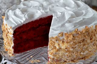 Natural red velvet cake