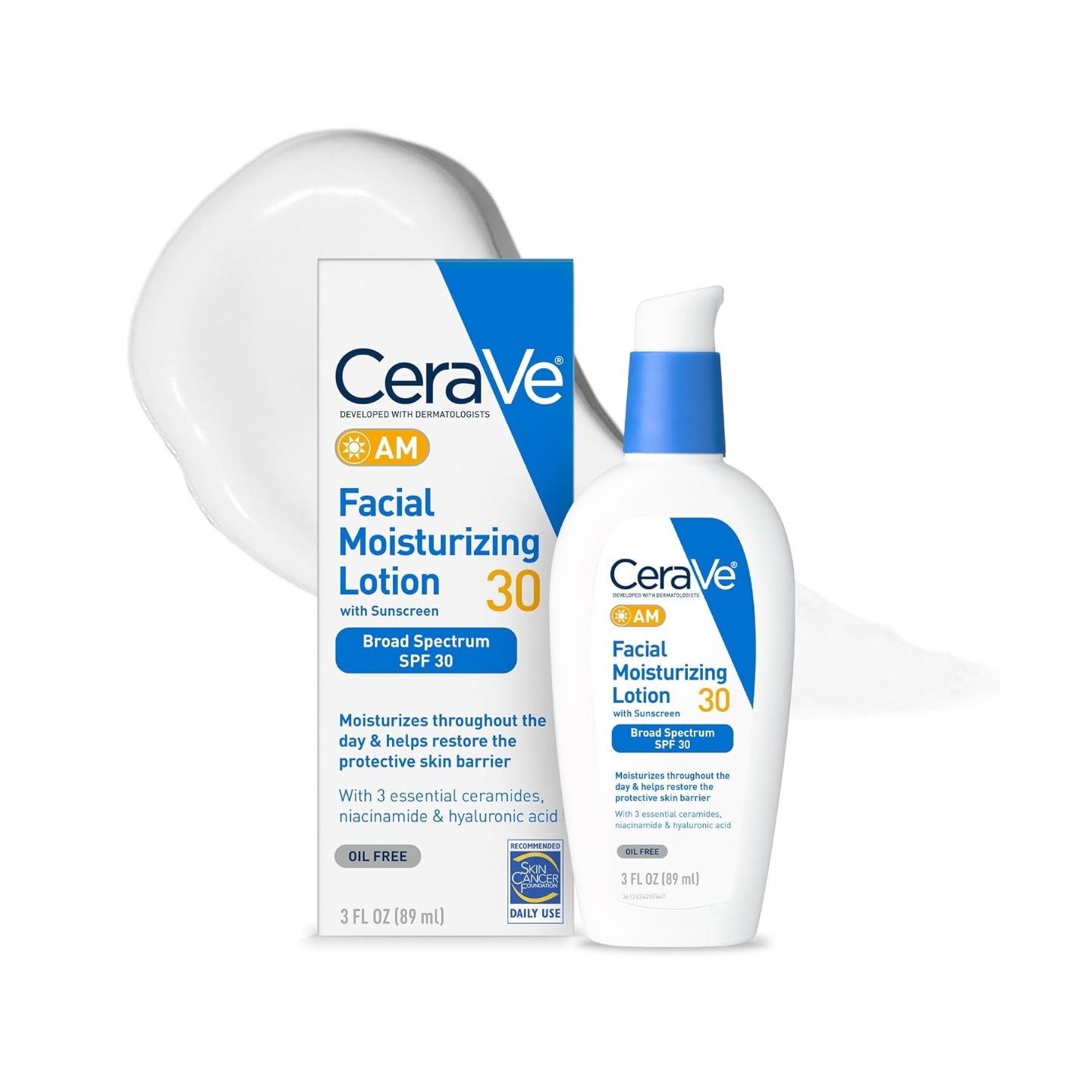 CeraVe AM Facial Moisturizing Lotion SPF 30