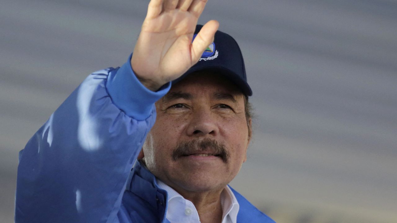 Nicaraguan president Daniel Ortega pictured in 2018