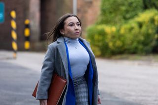 Lacey, played by Annabelle Davis, arrives in Hollyoaks.