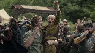 Duncan and 'Egg' celebrating in A Knight of the Seven Kingdoms season 1