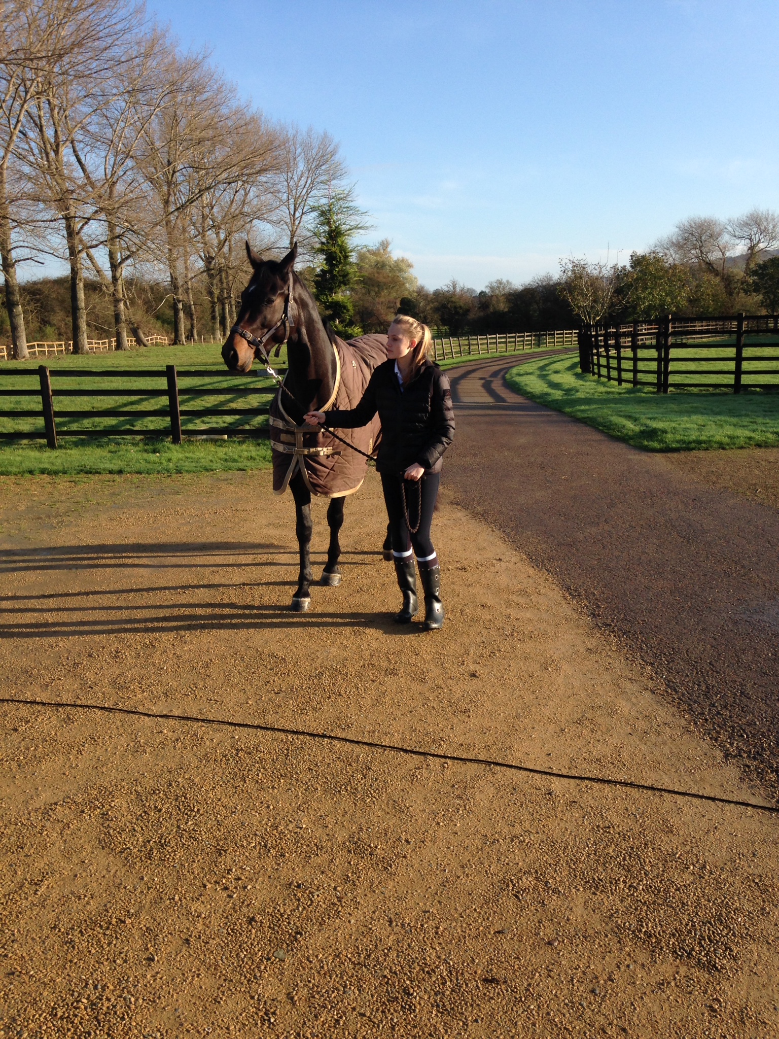Santi new yard Chloe Vell