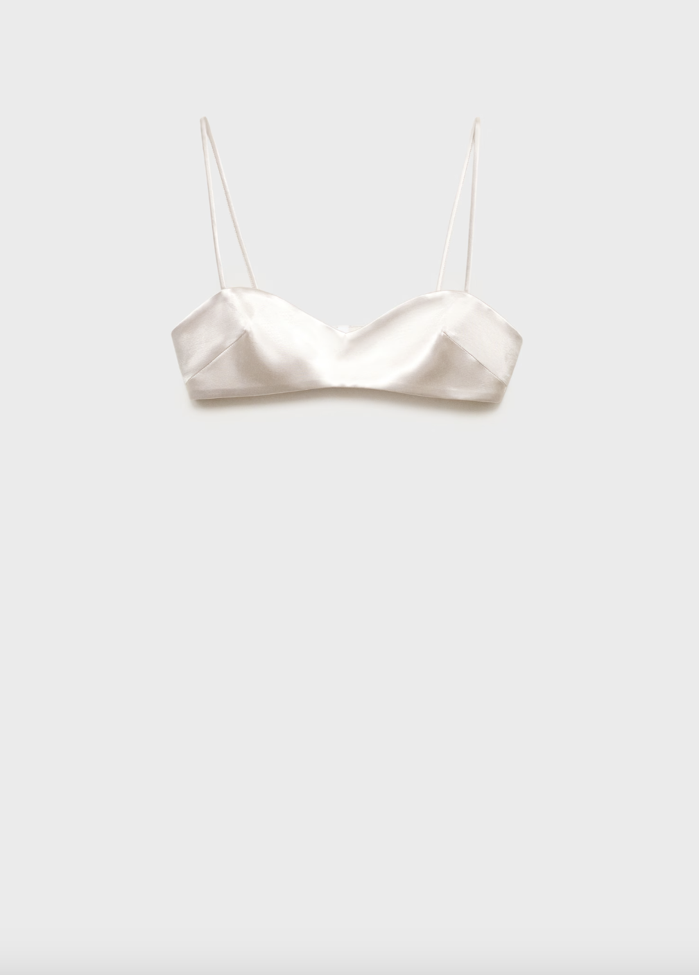 Mango x Supriya Lele, Satin Crop Top 