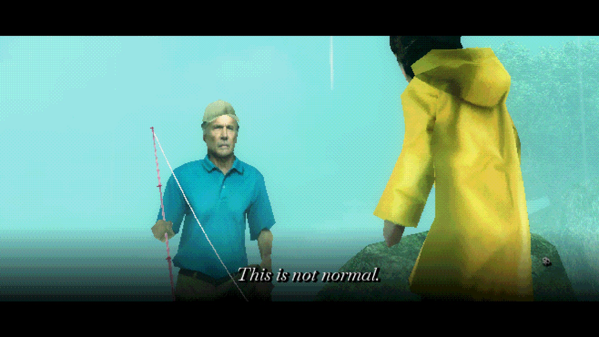 Grandpa saying "This is not normal" in About Fishing.