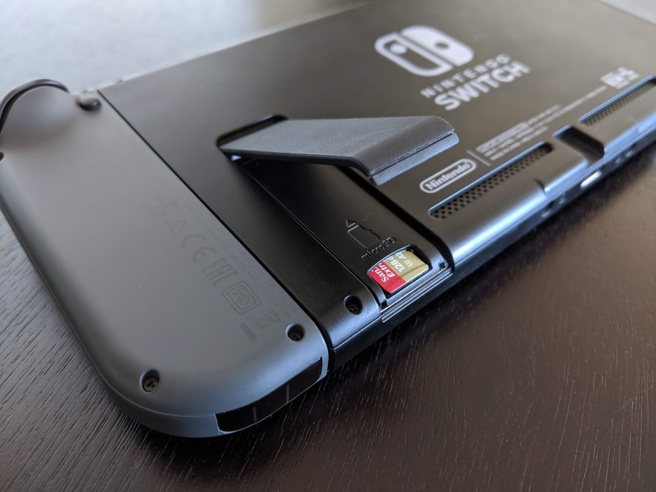 Карта microsd извлечена nintendo switch