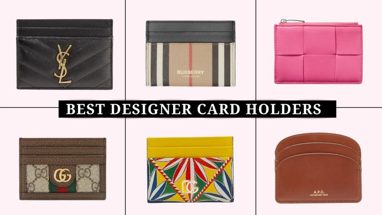 best designer card holders collage