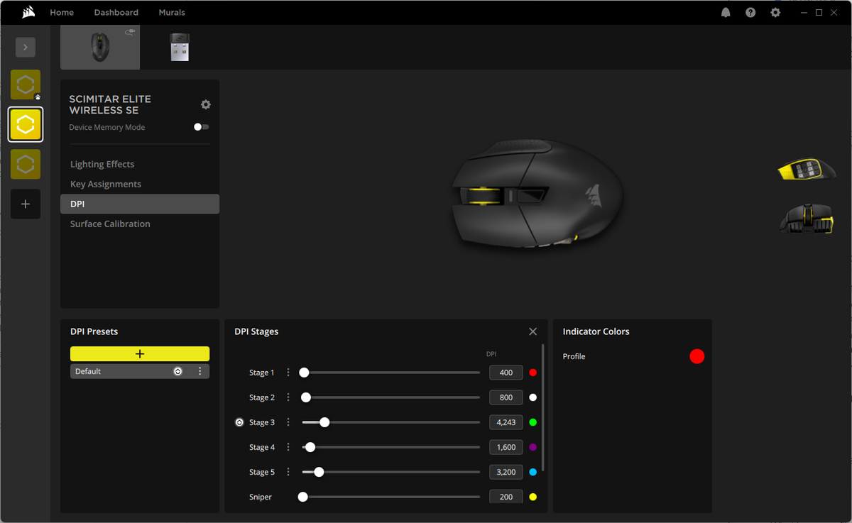 Corsair Scimitar Elite SE Wireless