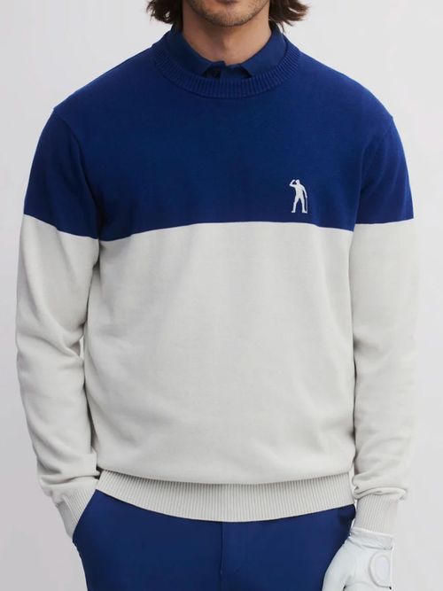Icon Block Round Neck Sweater