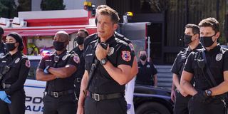 9-1-1 lone star season 2 premiere rob lowe masks fox