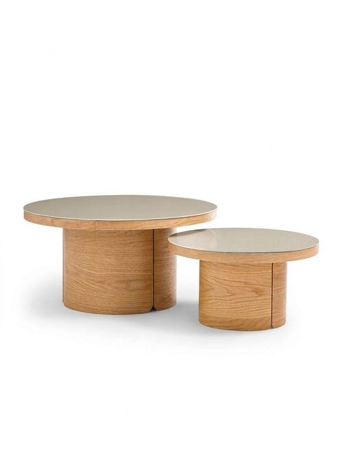Set of 2 Natesse Semi-Nesting Coffee Tables