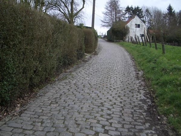 The steepest section of the Molenberg