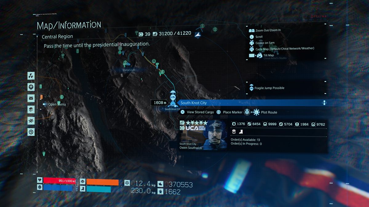 Death Stranding Collector and other Prepper locations where to find