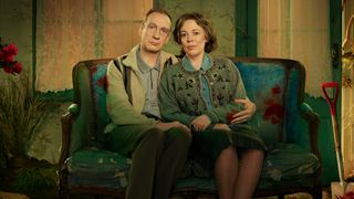 David Thewlis and Olivia Colman in Landscapers.