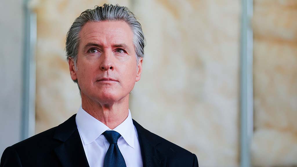 OAKLAND, CALIFORNIA - JULY 13:  California Gov. Gavin Newsom speaks at a press conference and bill signing on July 13, 2026 in Oakland, California. Newsom signed Assembly Bill 179, legislation intended to increase affordable housing across California. (Photo by Heather Diehl/Getty Images)